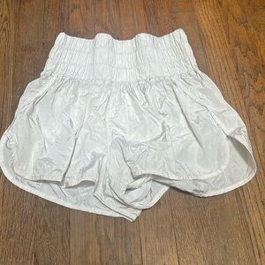 White free people movement shorts